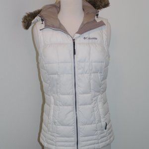 COLUMBIA WOMENS SMALL VEST HOODIE